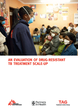 Report cover: An Evaluation of Drug-Resistant TB Treatment Scale-Up