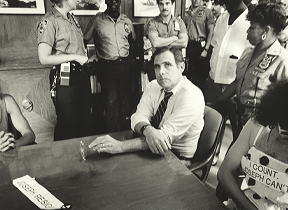Ben Thornberry's photo: occupation of NYC Health Commissioner S. Joseph's Office, 1988
