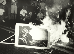 Ben Thornberry's photo: David Wojnarowicz’s memorial march, East Village, NYC, 1992