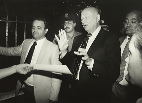 Ben Thornberry's photo: NYC Mayor Ed Koch, 1988