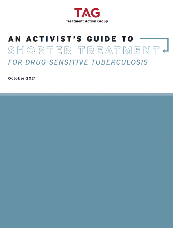 Cover image for publication: An Activist's Guide to Shorter Treatment for Drug-Sensitive Tuberculosis
