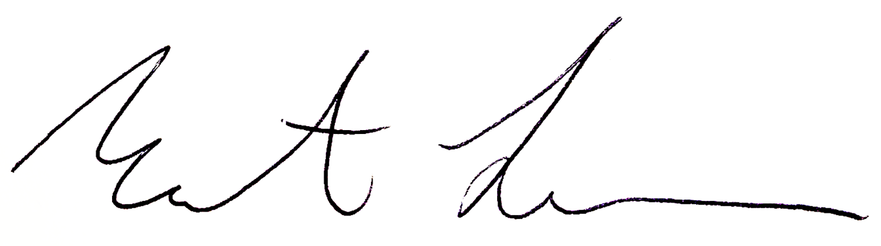 Signature that reads Robert Lennon, black ink on white background